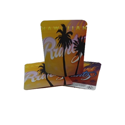 comprare Flat bottom Riciclare erba imballaggio sacchetto ziplockk sacchetto di foglio di alluminio Mylar online manufacture