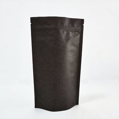 comprare Carta Kraft marrone nera Stand Up pouch con cerniera chiusurabile riciclabile stampata digitalmente online manufacture