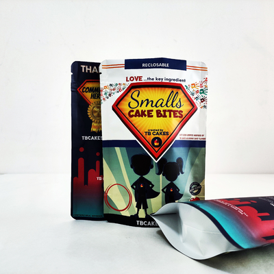 comprare Fogli d'alluminio a prova di bambini chiusura a cerniera con sacchetti di erba Mylar stampati su misura online manufacture