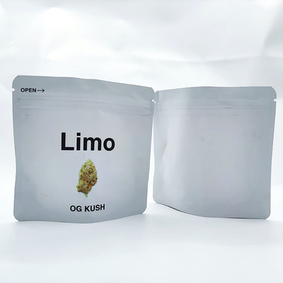 comprare Borse di erba Mylar stampate personalizzate 3.5g / 1oz Borsa anti-odore anti-bambino online manufacture
