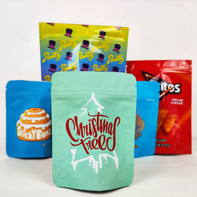 comprare Acciaio di qualità alimentare di alluminio carta ziplock sacchetto 3,5 g sacchetto di erba Mylar nero opaco Stand Up online manufacture