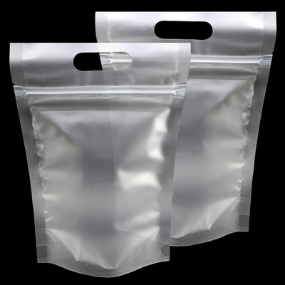 comprare Trasparente Frosted See Through Bags Proof di umidità auto sigillatura Zipper 3 lato sigillata sacchetto online manufacture