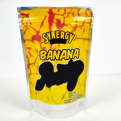 comprare Gloss personalizzato 3.5g sacchetti di erba Mylar sicurezza per bambini scivolo cerniera stand up sacchetto online manufacture