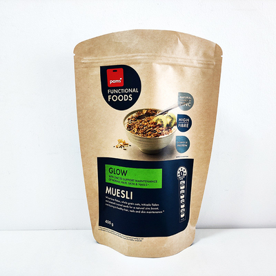 comprare Sacchetto per imballaggio in carta kraft per alimenti Stampa rotocalco Custodia in alluminio con fondo piatto piccola online manufacture