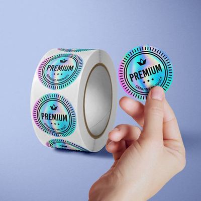 comprare Autoadesivo olografico del metallo del QR Code che stampa spessore su misura online manufacture