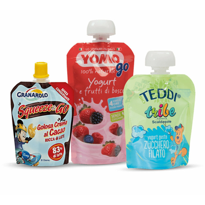 comprare Sacchetti liquidi di plastica a perfetta tenuta della borsa liquida su ordinazione del becco 200ml online manufacture