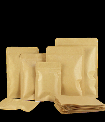 comprare Varia Capacità Sacchetti di sigillo a tre lati imballaggi di carta kraft riciclabile online manufacture