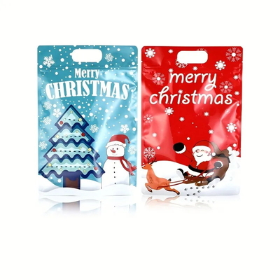 comprare Sacchetto di Natale con maniglia, sacchetto di confezionamento con cerniera con finestra online manufacture