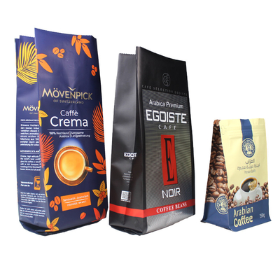 comprare Sacchetto per l'imballaggio del caffè con cerniera 250 g 500 g 1 kg Sacchetto per il caffè in foglio di alluminio con disgasamento online manufacture