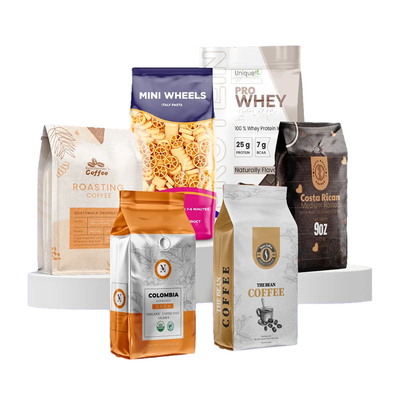 comprare Carta artigianale su misura sacchetto di imballaggio per caffè sacchetto di imballaggio matto finito sacchetti a fondo piatto per chicchi di caffè online manufacture