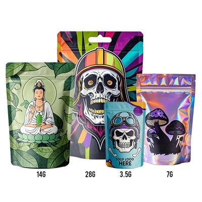 comprare Custom Printed Stand Up Zipper Pouch for Food Packaging online manufacture
