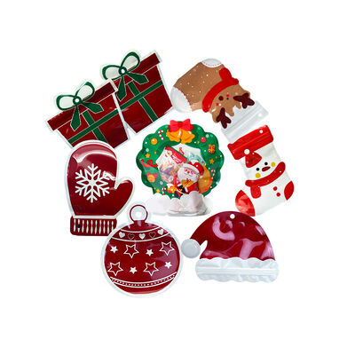 comprare Borsa a prova di umidità stampata per imballaggio natalizio con cerniera online manufacture