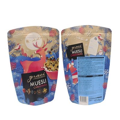 comprare Carta Kraft di qualità alimentare sacchetto di plastica con cerniera per frutta caramelle tè alimenti ampiamente utilizzati online manufacture