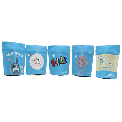 comprare LDPE Mylar ziplockk Stand Up Bags Blu Ricapribile Zipper Bags 5 pollici di altezza online manufacture