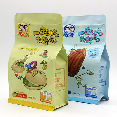 comprare 200 g di sacchetto a fondo piatto riciclabile MOPP sacchetti ziplock di qualità alimentare online manufacture