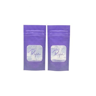 comprare Matte 4,75 pollici borse di foglio piatto ricapribile borse in piedi con finestra online manufacture