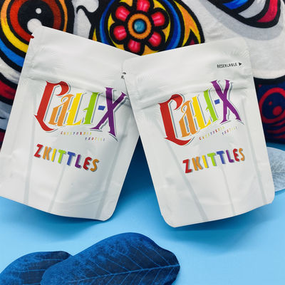 comprare VMPET 120 Microns Mylar ziplockk Bag Cali X Zkittlez Doypack Pound Mylar Bag online manufacture
