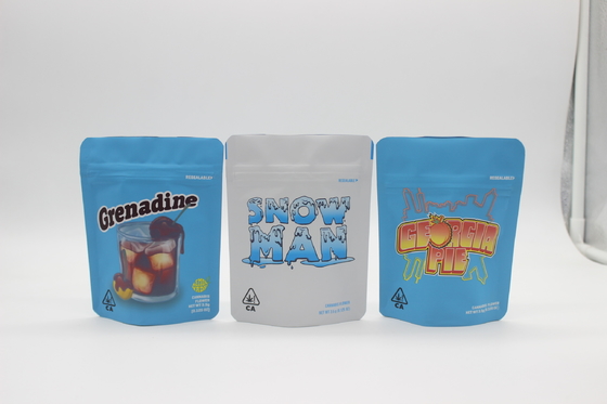 Prodotti commestibili ziplockk sacchetti Mylar antiodore imballaggi alimentari eco-compatibili sacchetti Mylar stand up