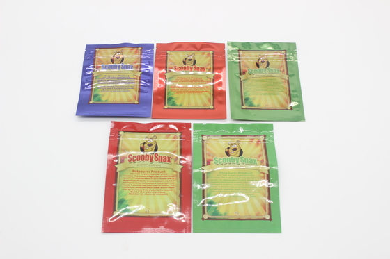 Soft Touch Stand Up Heat Seal Zipper Bags 3.5g Sacchetti in Mylar di plastica personalizzati