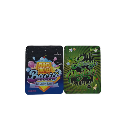 erba erba foglio di alluminio sacca Mylar Zipper Stand Up Bag 7g