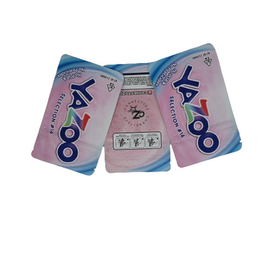 Side Gusset Rosa Stand Up Packaging Bag Ziplockk Mylar Sacchetto di foglio di alluminio