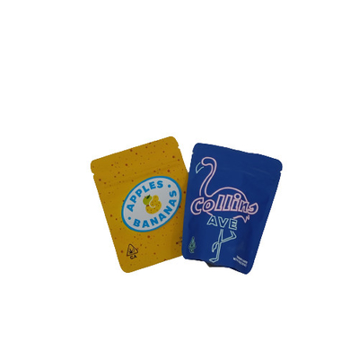Bags di erba di Mylar sigillati termicamente riutilizzabili con cerniera Eco-friendly Per imballaggio Deodorante