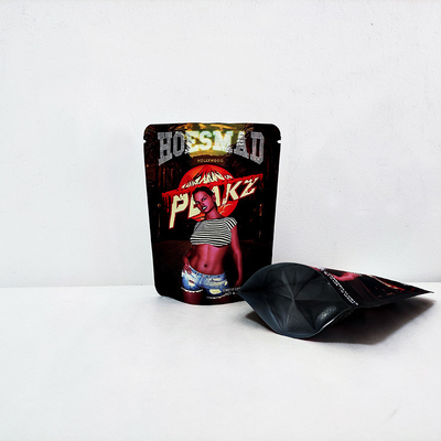 3.5g di Mylar Weed Sacchetti antiodore Sigillo termico imballaggio anti bambino