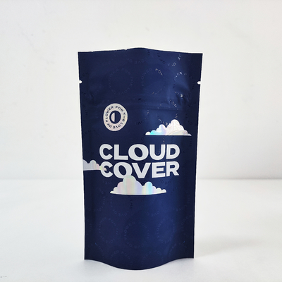 Matte Soft Touch Holographic Plastic Proof 35g Zipper Mylar Bag Stand Up Bag