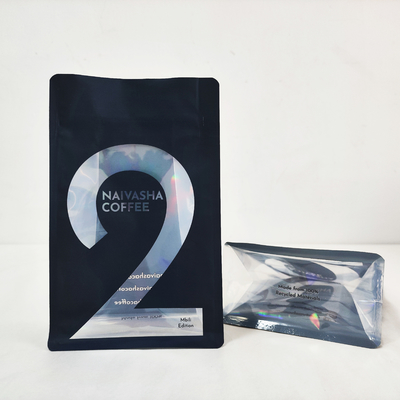 1 kg volume sacchetto da caffè a fondo piatto con valvola a senso unico stampa digitale PET/VMPET/PE