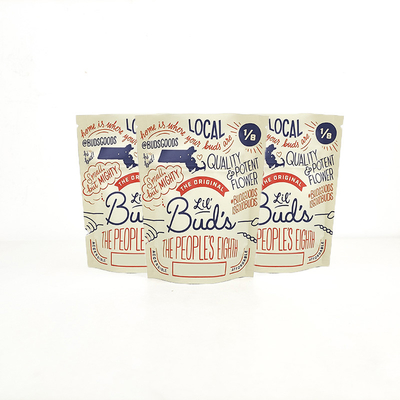 Proof di umidità Stand Up Mylar sacchetti ziplockk sigillato Food Grade per snack biscotto biscotto