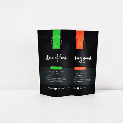 Sacchetto di confezionamento laterale eco-compatibile 250g con valvola Sacchetto di confezionamento di chicchi di caffè riciclabili