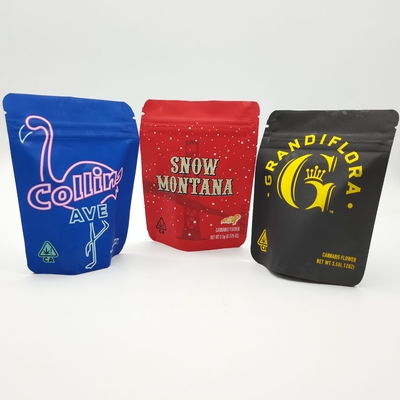 Stampa antiodore sacchetto Mylar 3.5g 7.0g 14g 28g 1lb oncia imballaggio alimentare personalizzato