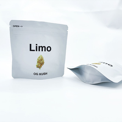 Borse per erba di Mylar in plastica personalizzata 3.5g Stampa digitale Soft Touch