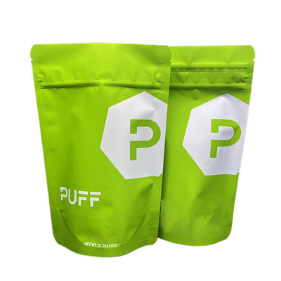 Matt Weed Mylar Proof odor Soft Touch Bags per cibo per erbacce