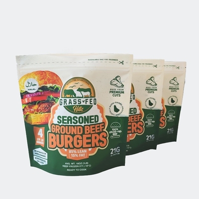 Plastico grande sacchetto di imballaggio alimentare Custom Mylar Stand Up sacchetto con ziplock