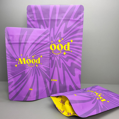 14g 28g Soft Touch Mylar Bag Weed Weed Flower Packaging Mylar Stand Up Bag