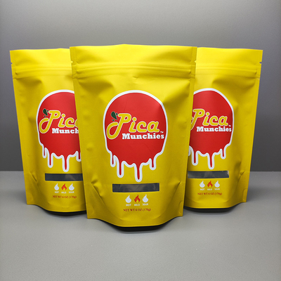 Supporto superiore della plastica della chiusura lampo sulla borsa su ordinazione di Mylar del sacchetto con la finestra
