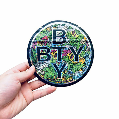 Il sacchetto resistente di Mylar della chiusura lampo del bambino ha tagliato la borsa a stampo tagliente di Mylar per THC Gummies