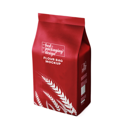 Caffè di plastica Bean Packaing Bag With Valve del sacchetto 16oz del caffè del fondo piatto