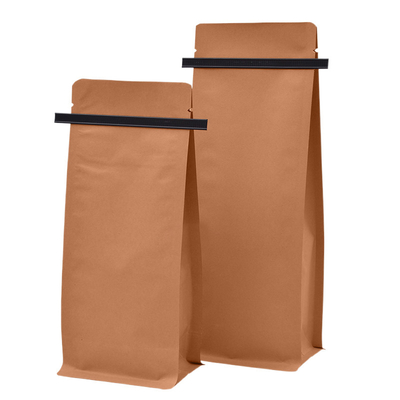 Carta kraft impermeabile Tin Tie Coffee Bag Coffee Bean Packaging For Custom