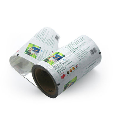 Il film plastico su ordinazione dell'alimento ha laminato la timbratura calda d'imballaggio del rotolo