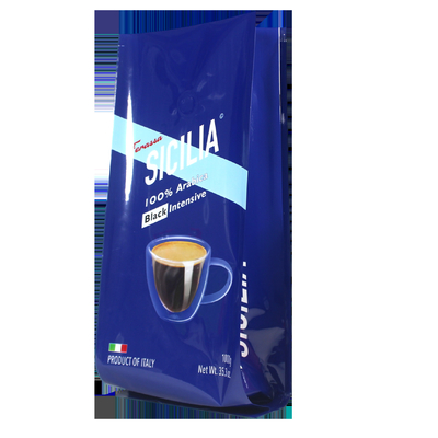 Imballaggio con sacchetto di caffè di materiale plastico ricaprezzabile Per imballaggio da 500 g