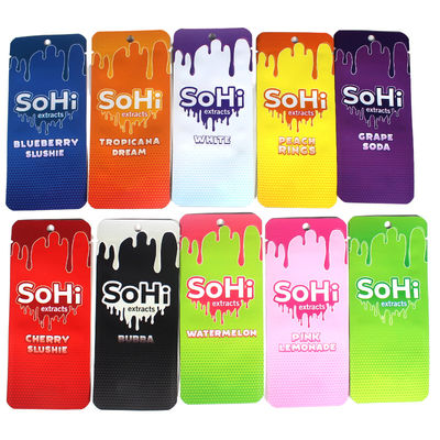 Eco-friendly 3 Side Seal Bag Plastic Soft Touch  Packing