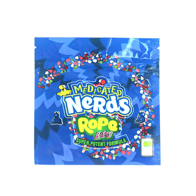 Mini sacchetto di confezione per caramelle a tre lati con ziplock
