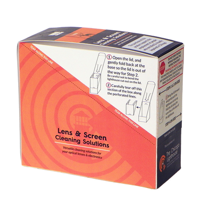 Scatola di cartone con stampa in gravura / stampa digitale