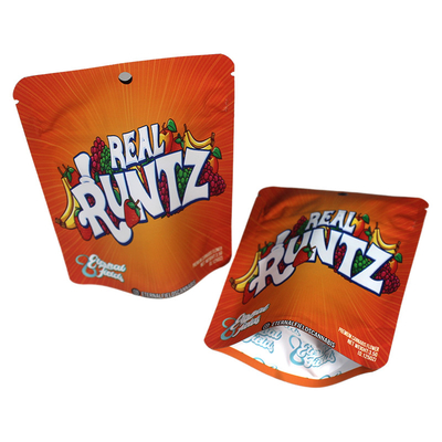 Logo personalizzato Cerniera opaca sacchetto in piedi biscotti confezionamento Soft Touch sacchetto Mylar