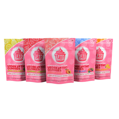 FDA Sacchetto di sigillo a tre lati Mylar Ziplock Sacchetti Stand Up per gommoni Candy Mango Packaging