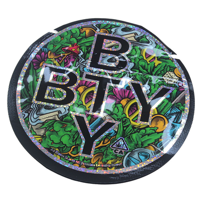Borse Mylar a taglio a striscia lucido stampate su misura 3.5G Borse Mylar a forma speciale uniche