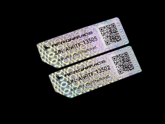 Etichette adesive adesive con codice Qr di forma unica