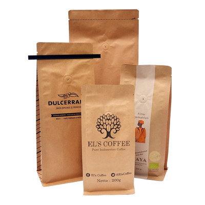 Compostabile Biodegradabile Stand Up Bag Proof Food Snack Coffee Packaging Bag